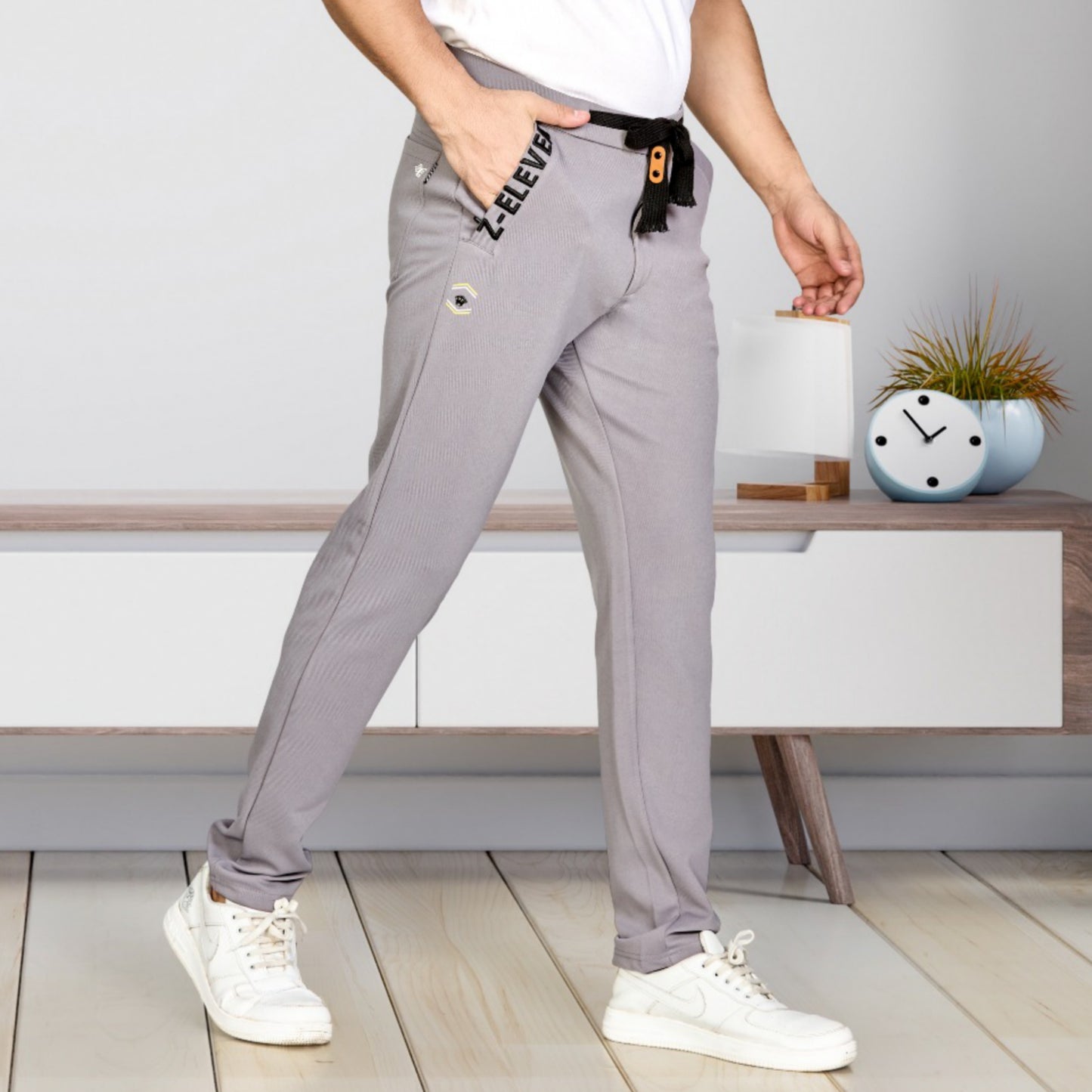 Smoked Grey Track Pants