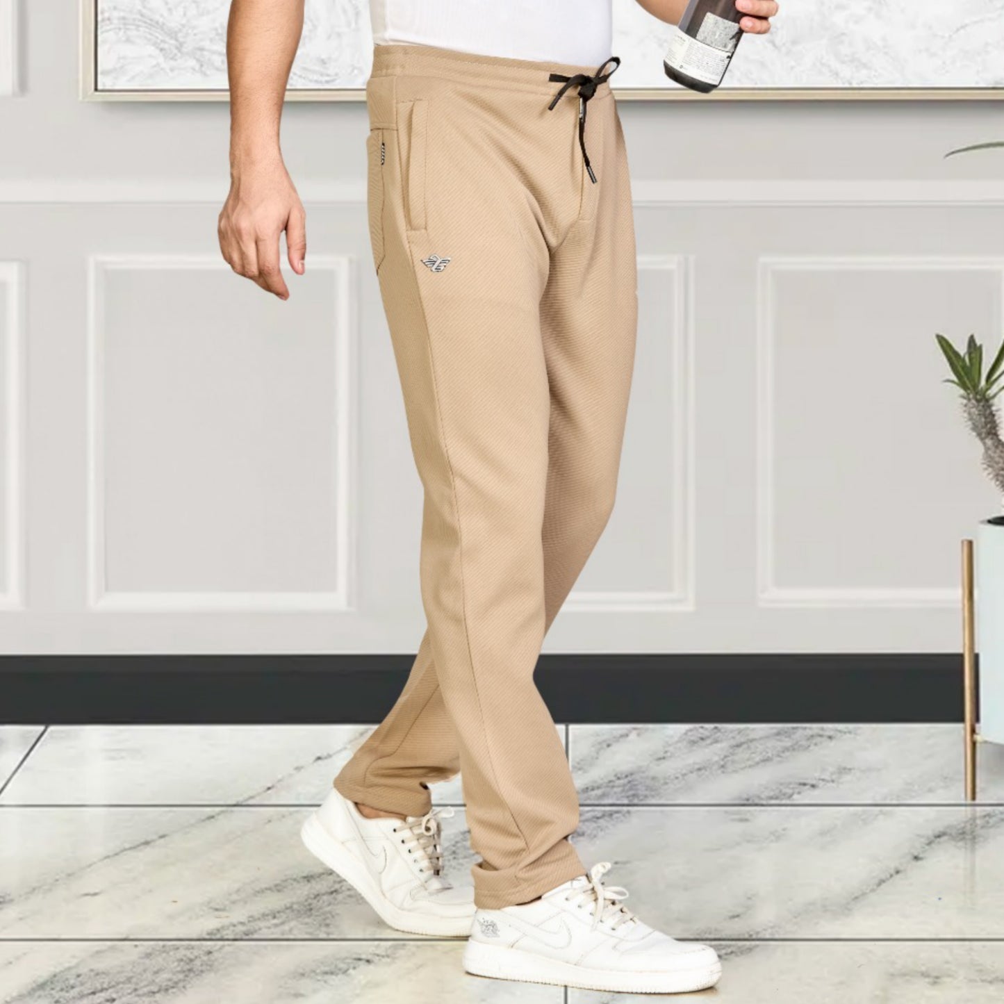 Sahara Beige Track Pants