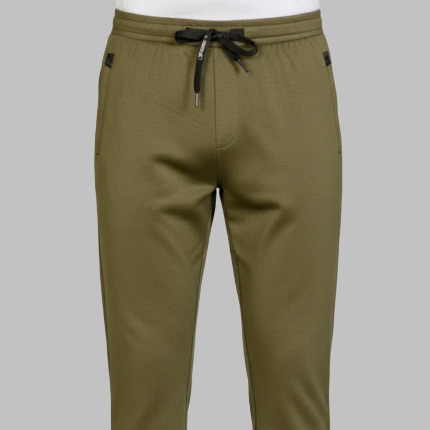 Olive Green Track Pants