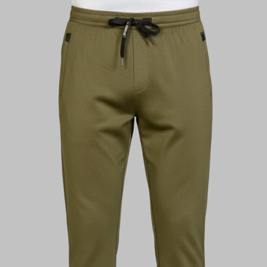 Olive Green Track Pants