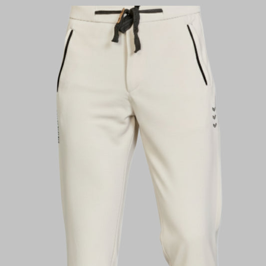 Sandstone White Track Pants
